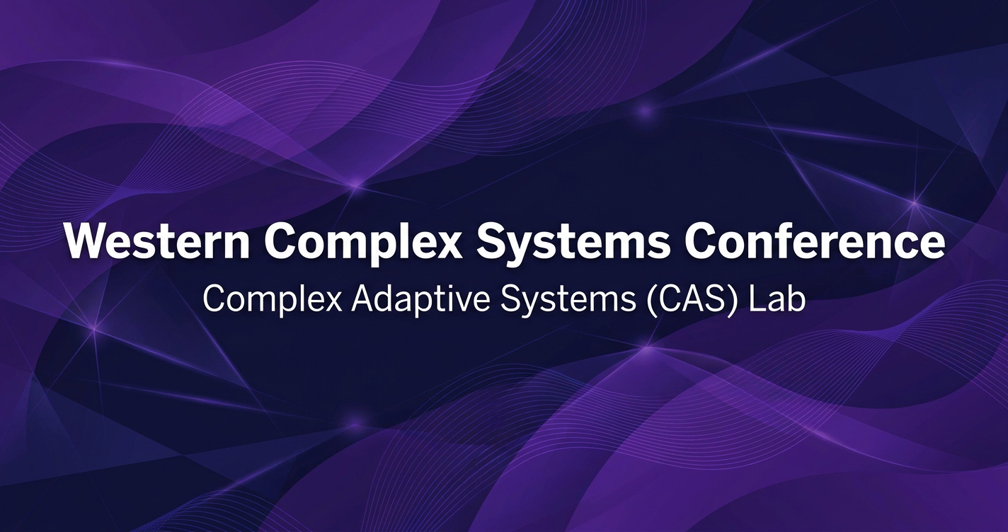 Western Complex Systems Conference